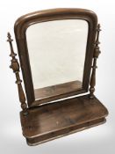 An early 20th century mahogany dressing table mirror,