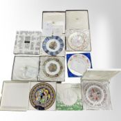 A group of Royal commemorative porcelain collector's plates, Coalport, Mulberry Hall etc,