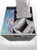 A galvanized planter, width 45 cm, containing 14