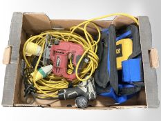 An electric jigsaw, drill,