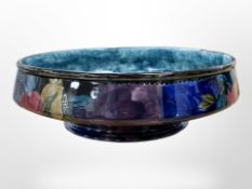 An S Hancock & Sons Rubens ware pomegranate-pattern fruit bowl, diameter 29.