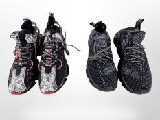 Two new pairs of trainers, size 9.