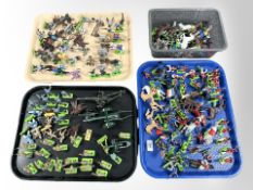 A collection of Britain's Deetail die cast soldier miniatures to include Napoleonic Wars, medieval,