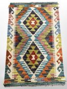 A Chobi Kilim rug, 93cm x 60cm.