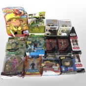 15 Hasbro, Funko and other figurines and toys including Star Wars The Black Series, Marvel, Ben 10,
