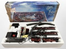 A Hornby OO gauge Harry Potter and the Prisoner of Azkaban electric train set (packing as found)