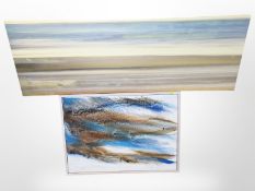 Contemporary school, Sea Pool II, oil on canvas, 60 cm x 84 cm, titled verso,