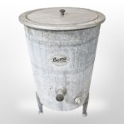 A Burco galvanised boiler,