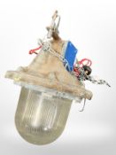 An industrial light,