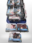 24 Hasbro Disney Star Wars figurines, boxed.