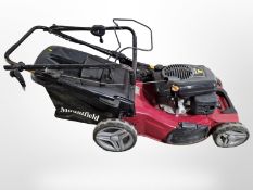 A Mountfield petrol lawn mower