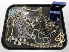 A group of costume jewellery,