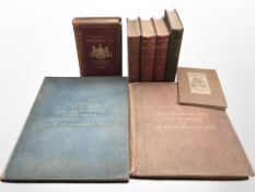 A group of antiquarian volumes relating to Newcastle including Richard Welford's Men of Mark twixt