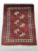 A Turkoman Bokhara rug, Afghanistan,