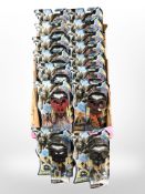 15 Mattel Batman The Dark Knight Rises figurines, boxed.