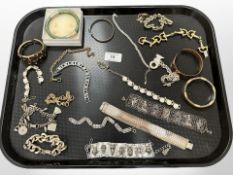 A group of costume jewellery,