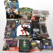 13 Funko, Hasbro and other figurines and toys including Teenage Mutant Ninja Turtles, Batman,