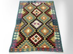 A Maimana Kilim rug, 143cm x 102cm.