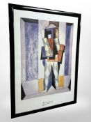 After Pablo Picasso : Arlequin, colour print, publsihed 2003, 49cm x 69cm,