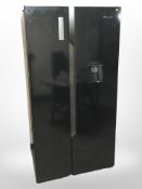 A Fridge Master double door fridge with water dispenser