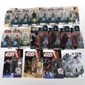 19 Hasbro Disney Star Wars figurines including Rogue One, etc.