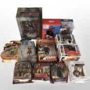 11 Funko, Bandai, and other figurines and toys including Marvel, Harry Potter, Game of Thrones, etc.