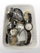 A group of lady's and gent's wrist watches including Tissot, Seiko,