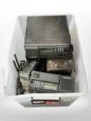 A group of vintage radios including Cleartone