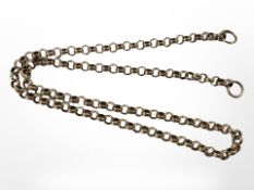 A yellow gold chain, length 44 cm. CONDITION REPORT: 16.6g.