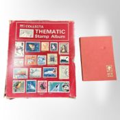 A Thematic stamp album and a further album
