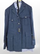 An RAF officer's dress tunic, trousers,
