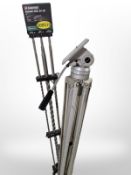 A Parkside three piece masonry drill bit set and a Bolex tripod