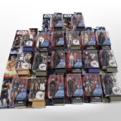 Twenty Hasbro Star Wars figures including The Force Awakens,