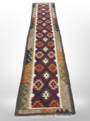 A Maimana kilim runner,