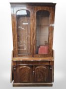 A Victorian mahogany bookcase,