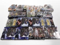 Twenty two Hasbro and Kenner figures : Star Wars and Thor,