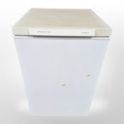 A Fridgeadaire compact chest freezer