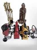 Three power tools including Power Devil router, etc,