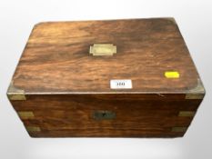 A Victorian walnut writing slope