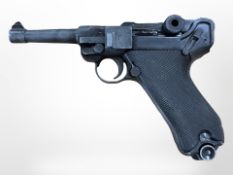 An MGC plug fire cap gun in the form of German Luger pistol, circa 1970's/80's,