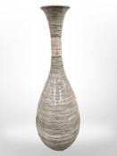 A large contemporary lacquered floor standing vase,