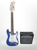 A Gear4Music child's electric guitar and amplifier