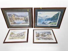 After Judy Boyes: Three limited edition colour prints of the lake district, each signed in pencil,