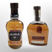 A bottle of Jura Single Malt Scotch Whisky, aged 10 years, 70cl, 40% vol.