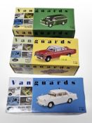Three Vanguards limited edition die-cast cars to include Ford Capri, Ford Transit Mk I,