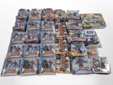 Twenty six Hasbro and other figures and toys including Star Wars, Ultimate Spider Man, Thor etc,