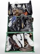 A quantity of trainers and other shoes,