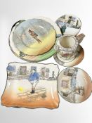 A group of Royal Doulton Dickens pottery.