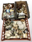 A quantity of animal ornaments including Leonardo Collection, Beswick grey wag tail,