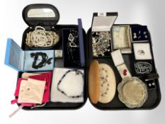 A collection of costume jewellery including several pieces by Lola Rose, London, earrings,